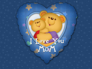 Cute Happy Mother’s Day 2013 bears HD wallpaper