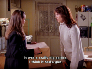 Catching an episode of Gilmore Girls on TV (sigh, nostalgia):