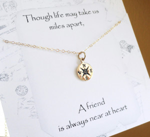 Friendship necklace best friends gift bridesmaid by BriguysGirls, $28 ...