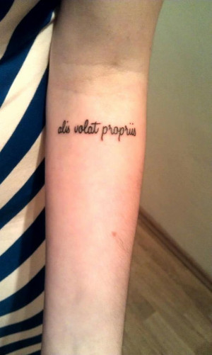 she flies with her own wings