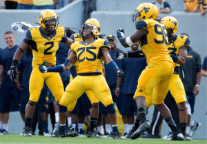 WVU Football Uniforms 2014