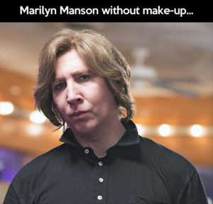 marilyn manson without makeup