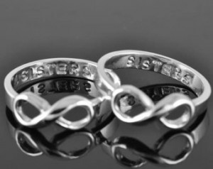 ... ring,personalized ring, mother daughter ring, sisters ring, engraved