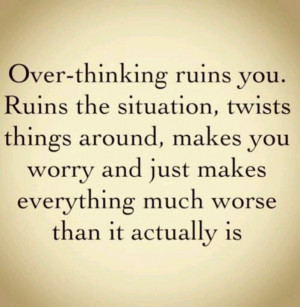 Don't over-think it...