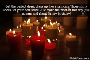 Get the perfect dress, dress up like a princess. Those shiny shoes ...
