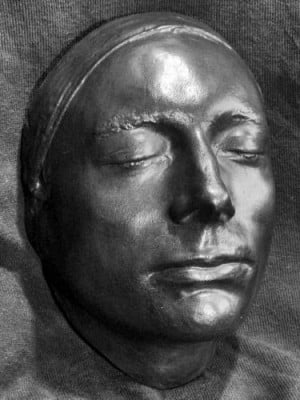 ... Keats life mask by Benjamin Robert Haydon (1816) from the author