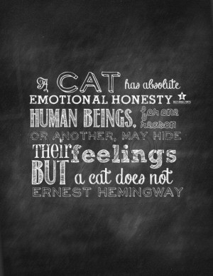 ... ! ★ Cats Quote Chalkboard Print ★ by ALifeAmericana on @Etsy