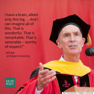 Bill Nye Tells Rutgers Grads: We Are 'Much More Alike Than Different'