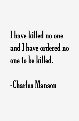 Charles Manson Quotes & Sayings