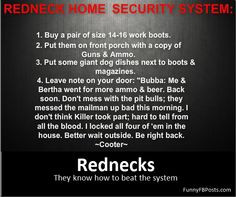 photos sayings redneck home security more life parents home security ...