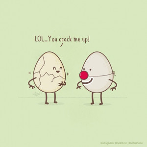 ... known for his amusing pun illustrations, which he posts on Instagram