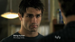 ... 11 episode of Being Human. It's a close up of Sam Witwer as Aidan