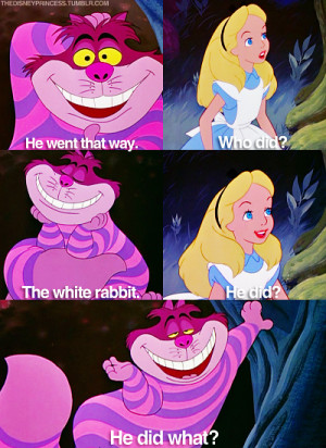 Alice In Wonderland Cheshire Cat Quotes Tumblr Alice in wonderland