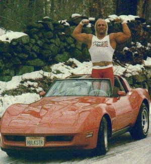 Hulk Hogan and his C3 Corvette DENIS HAS BEEN TOLD HE LOOKS LIKE HIM ...