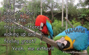 Thyroid Joke, although having hypothyroidism, is NOT funny! http ...
