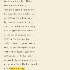 Sputnik Sweetheart by Haruki Murakami.