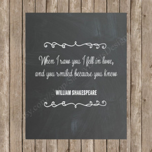 Chalkboard Wedding Quote Printable