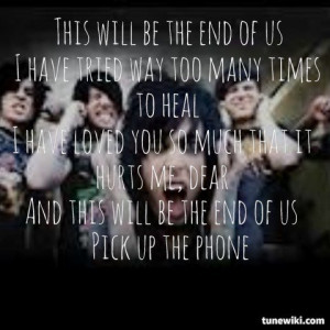 LyricArt for “Pick Up The Phone” by Falling In Reverse! :) if you ...