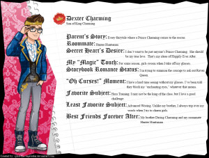 Ever After High - Dexter Charming's Full Bio v2 by cjlou-the-bejeweler