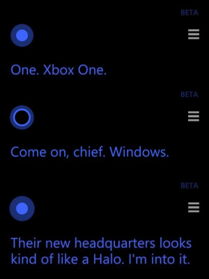 Sobre a concorrência, Cortana é direta e até simpática. Às vezes.