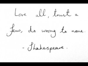 Shakespeare's wise words #quote