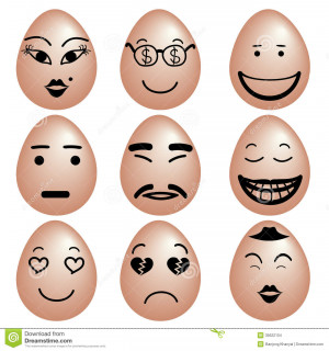 emotions-icon-set-funny-eggs-eggs-various-emotion-face-black-color ...