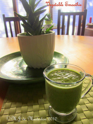 Elegant Green Smoothie for Winter Health