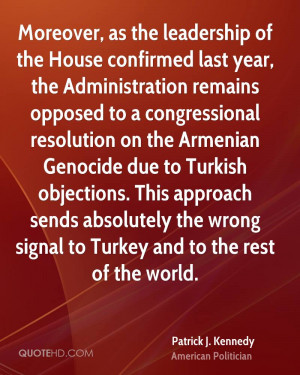 Moreover, as the leadership of the House confirmed last year, the ...