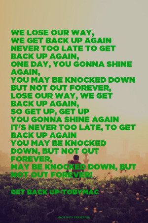 get back up again toby mac