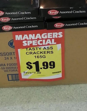food name fails tasty ass crackers