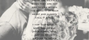 The vow of love : Quote About The Vow Of Love