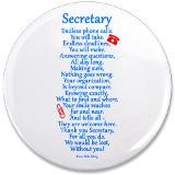 School Secretary Day Buttons