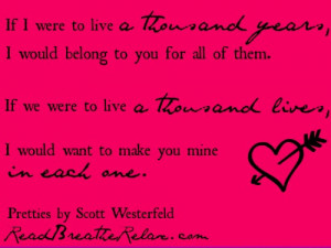 Love Quotes From Young Adult Books Read Breathe Relax
