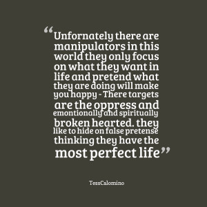 ... to hide on false pretense thinking they have the most perfect life