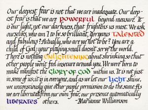 Marianne Williamson Our Deepest Fear