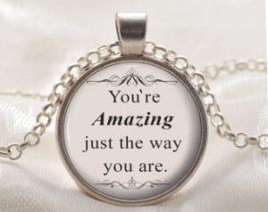 Bruno Mars Quote Jewelry - Song Lyrics Quote Necklace Pendant - Silver ...