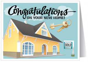 Custom Real Estate Congratulations Card