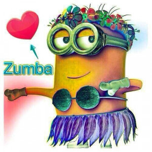 Zumba Minion!! No words for how weirdly awesome this is. haha