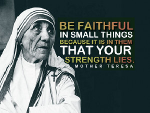 Most Inspirational Quotes & Sayings by Mother Teresa