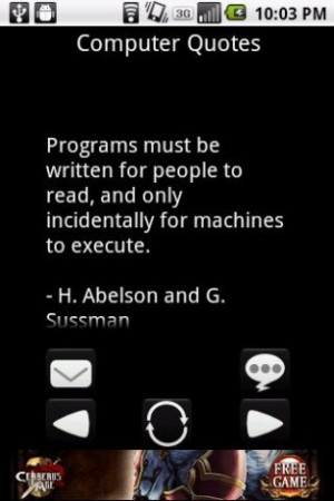 Agrandir vue - Computer Science Quotes pour capture d'écran Android