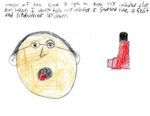 Elementary school children expressed their feelings about asthma ...