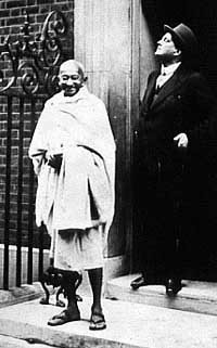 Gandhi on Downing Street