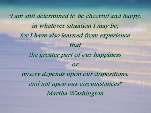 am still determined to be cheerful and happy happiness quote