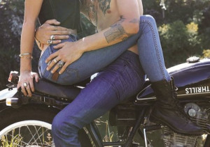Motorcycle love.