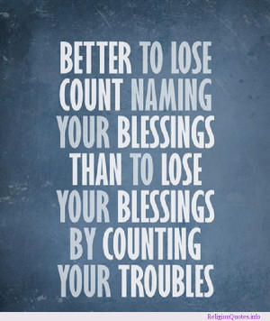 Count Your Blessings Quotes