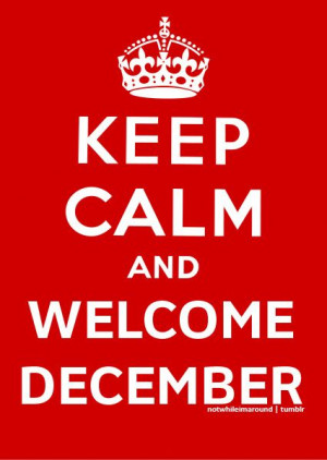 welcome december (my birthday month!)