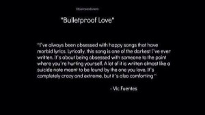 ... top 5 fav songs 1 caraphernelia 2 king for a day 3 bullet proof love