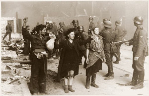 ... Warsaw Ghetto Uprising. The original German caption reads: 
