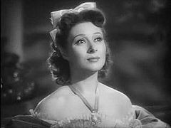Greer Garson w filmie Duma i uprzedzenie z 1940 roku.