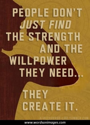 Willpower quotes